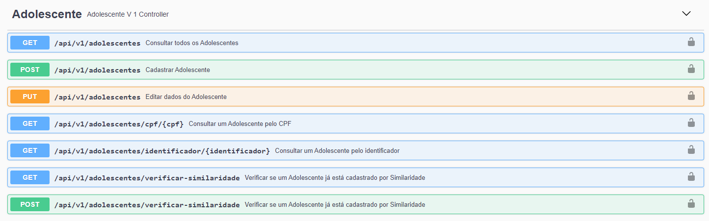 Serviços de integração do Adolescente